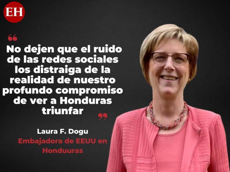 Las frases de la embajadora Laura Dogu sobre Honduras y la preocupación de EEUU