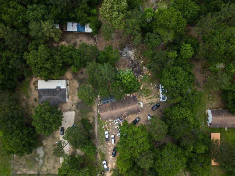 Un altar a la santa muerte encontraron en casa de Francisco Oropeza, supuesto autor de masacre contra hondureños en Texas