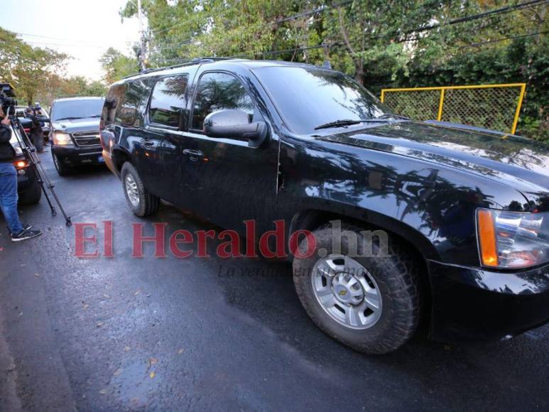 El ambiente que reinó en Palmeras de San Ignacio, el búnker del expresidente Juan Orlando Hernández (FOTOS)