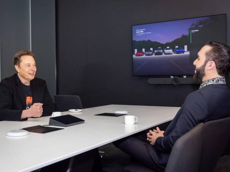 Así fue la reunión de Nayib Bukele, presidente de El Salvador, y Elon Musk