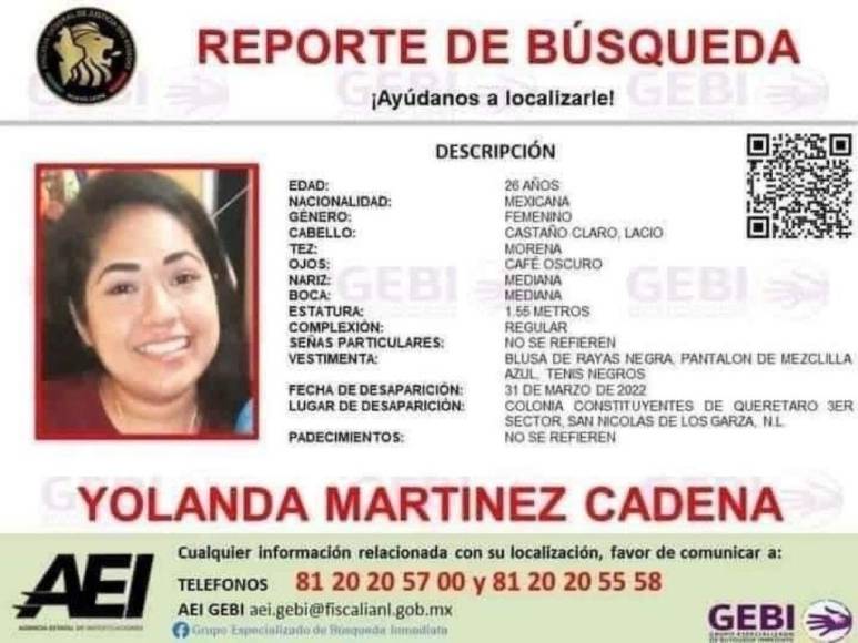 Un empleo, su desaparición y confusa muerte: Yolanda Martínez, el otro caso que consterna a México