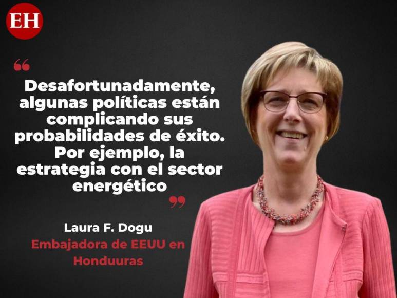 Las frases de la embajadora Laura Dogu sobre Honduras y la preocupación de EEUU