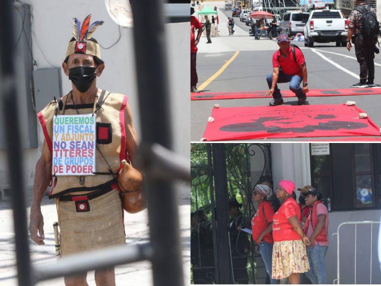 Manifestantes comienzan a congregarse en el bulevar Juan Pablo II listos para marchar hacia el CN