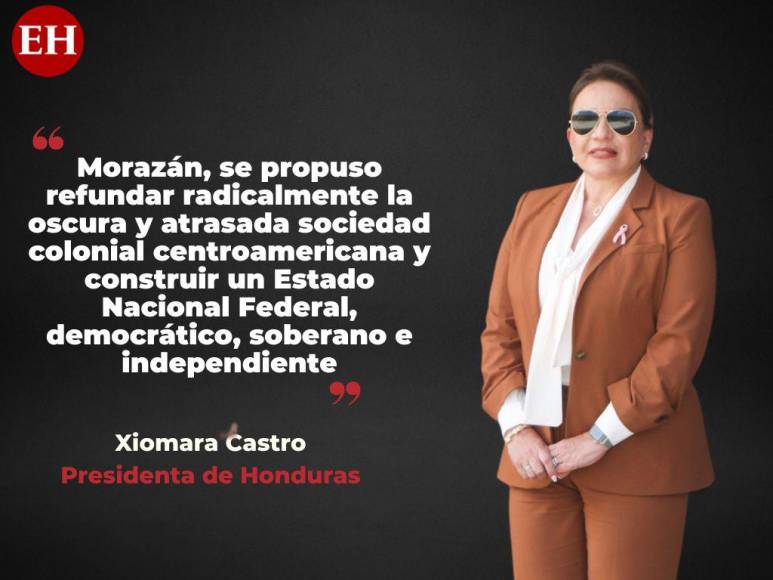 Incluir Cátedra Morazánica en los centros educativos: frases de Xiomara Castro en el Día del Soldado