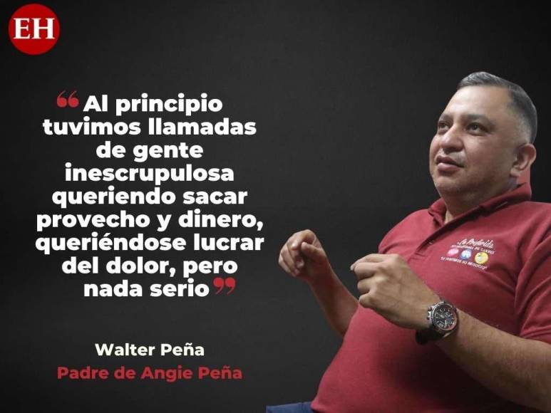 Las frases del padre de Angie Peña a ocho meses de que su hija desapareció en Roatán