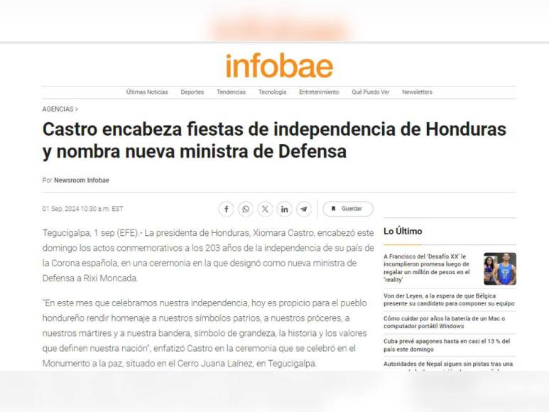 “Narcoescándalo en Honduras”: Así informan medios internacionales tras renuncia de ministro de Defensa