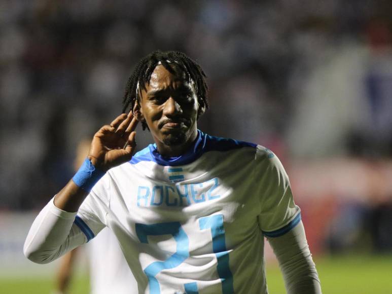 Así celebró los dos goles la Selección de Honduras ante México