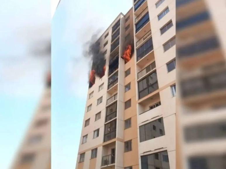 Pareja y su recién nacido mueren tras saltar de edificio en llamas en Brasil