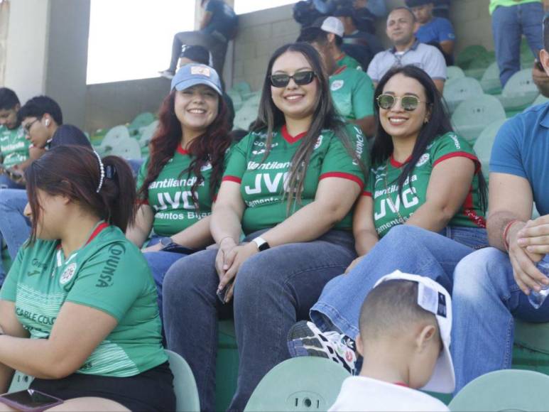 Las bellezas sampedranas que engalanaron el clásico Marathón vs Real España