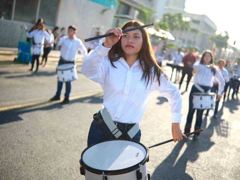 Las mejores imágenes de los desfiles de educación prebásica en la zona norte de Honduras