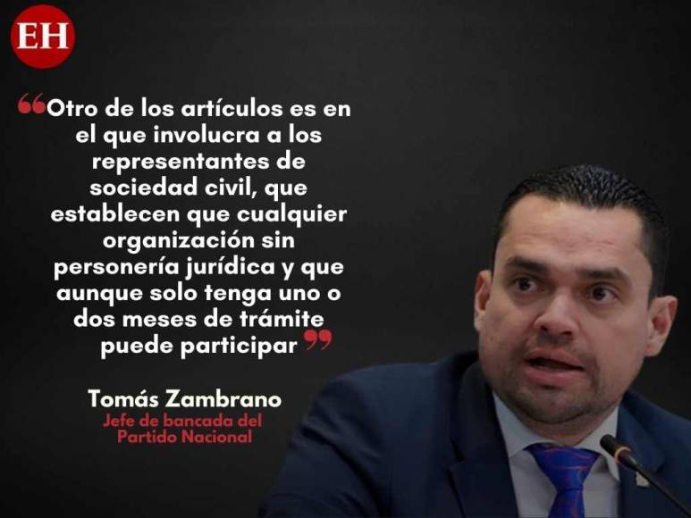 “Libre quiere una Corte que obedezca a sus intereses”: Tomás Zambrano sobre ley para elección de Junta Nominadora