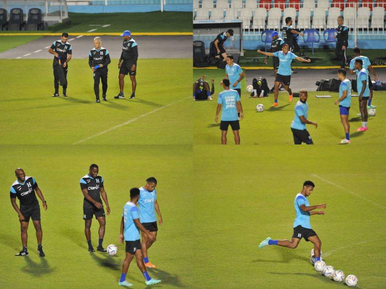 ¡Del aeropuerto a la cancha! Honduras entrenó en Tegucigalpa pensando en derrotar a Cuba