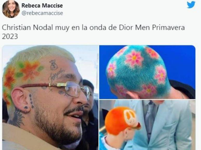 Los memes más divertidos por el cambio de look de Christian Nodal