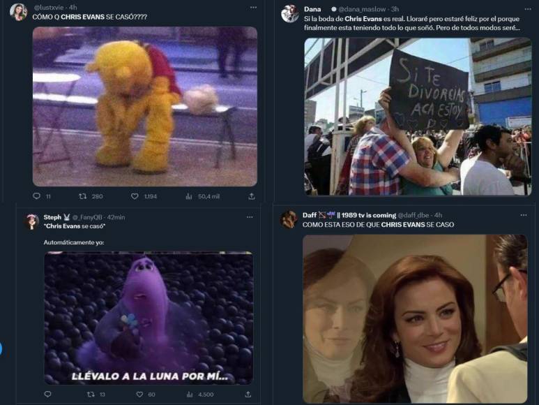 La boda de Chris Evans y Alba Baptista crea ola de memes en las redes sociales