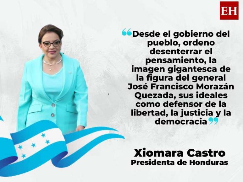 Las frases de la presidenta Xiomara Castro en su discurso por los 201 años de Independencia