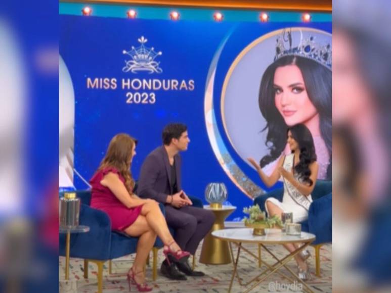 Miss Honduras, Zu Clemente, sorprende en Telemundo con respuesta a polémica pregunta