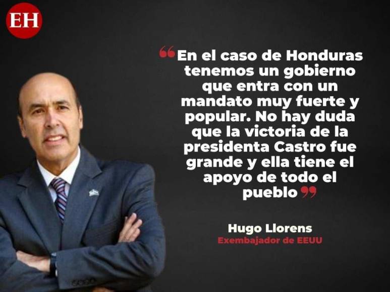 “El gobierno de Xiomara Castro puede ser un gran socio para EE UU”: Frases de Hugo Llorens