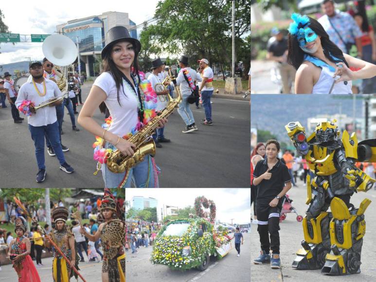 Color, alegría y fiesta: así arranca el carnaval por el 445 aniversario de Tegucigalpa