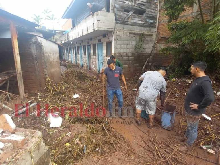 Destrucción y ruinas: lo que dejó la lluvia en su paso por la capital