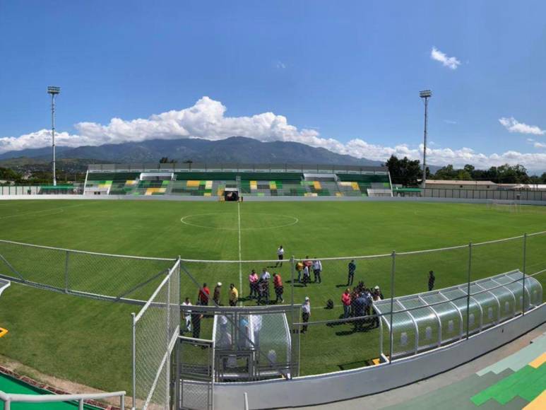 A la espera de Olimpia y Motagua: Así luce el remodelado estadio Carlos Miranda de Comayagua