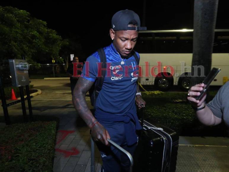 Alegres y motivados a hacer un buen partido: Así llegó la Selección de Honduras a Miami para enfrentar a Argentina