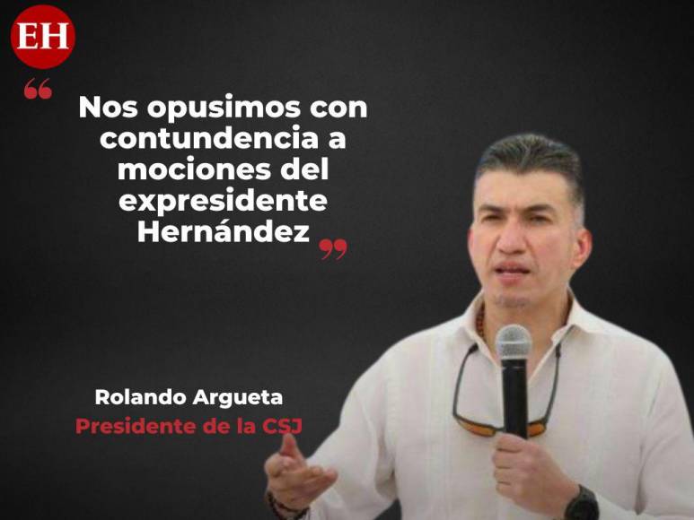 Las frases de Rolando Argueta sobre si la CSJ respondió a intereses de JOH