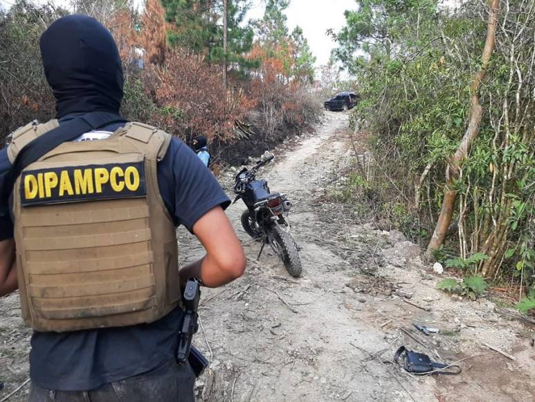 Armas de grueso calibre portaban “Los Soroguaras”, quienes estarían detrás de masacres en La Paz y en Ciudad España