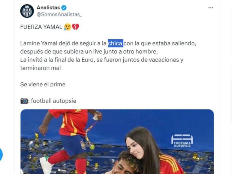 ¿Le fueron infiel a Lamine Lamine Yamal? Lo que le hizo la chica y el jugador se pronuncia