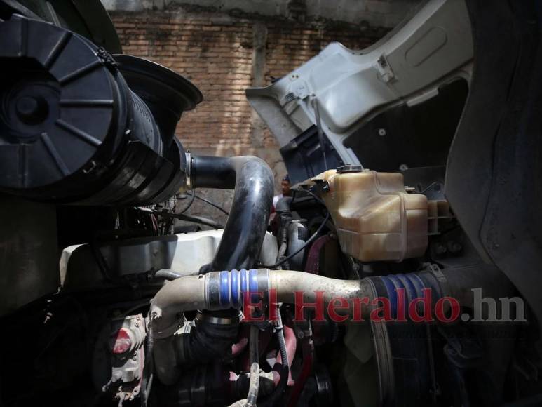 Enorme flota de cisternas en Alcaldía de Tegucigalpa evidencian abandono y descuido