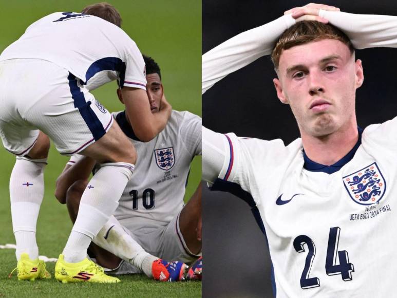 ¡Bellingham entre lágrimas! Las tristes imágenes de Inglaterra al perder otra final de Eurocopa