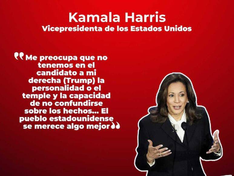 Las frases más contundentes de Kamala Harris contra Trump en el debate presidencial