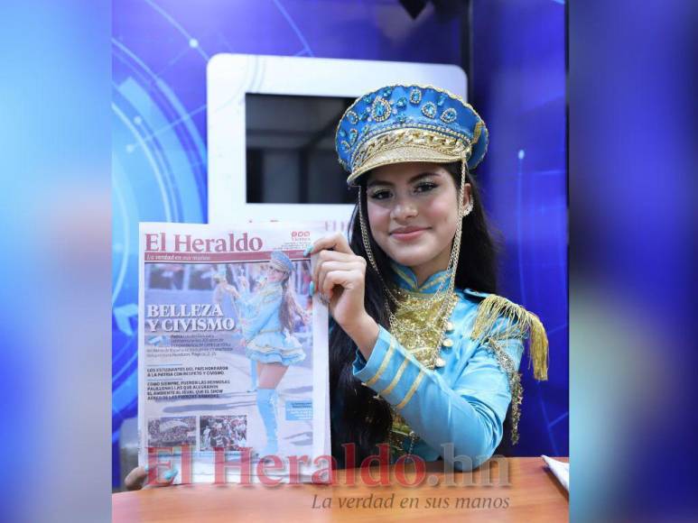 Valeria Chirinos, la sublime palillona que decoró la portada de EL HERALDO; conoce su historia