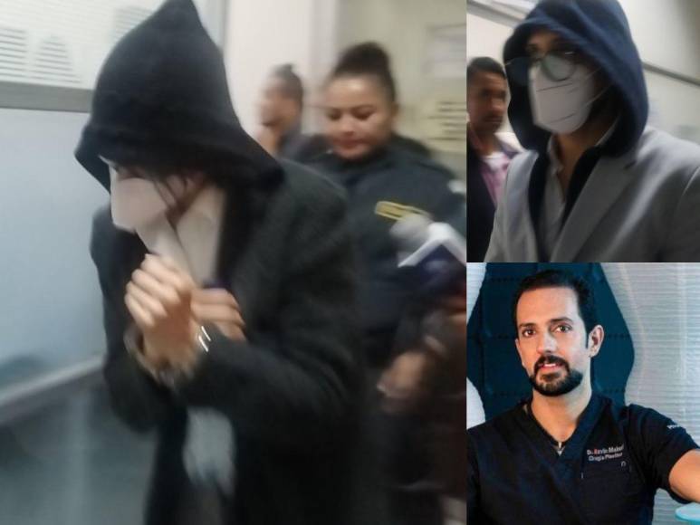 Cubierto hasta la cabeza y sin declarar ante la juez: así fue captado el cirujano Kevin Malouf en audiencia por desaparición de hondureña Floridalma Roque en Guatemala