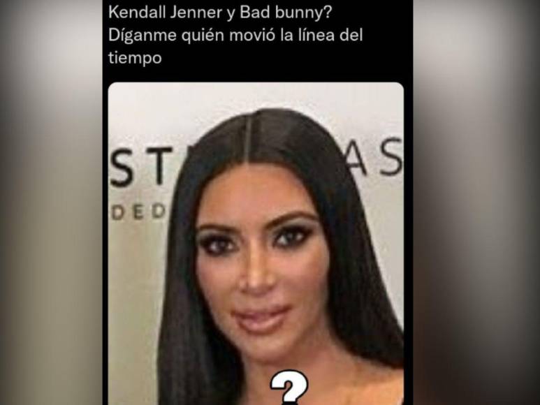 Los memes por el supuesto romance de Bad Bunny y Kendall Jenner