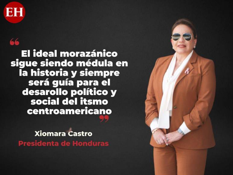 Incluir Cátedra Morazánica en los centros educativos: frases de Xiomara Castro en el Día del Soldado