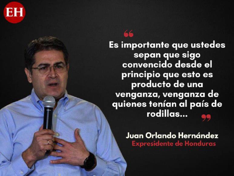 Las frases de JOH por su extradición: ‘Que nadie viva lo que mi familia y yo estamos viviendo‘