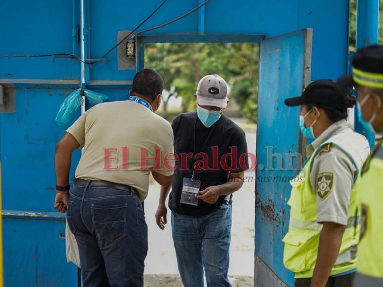 Caninos, Olímpico vacío y futbolistas listos: imágenes de la previa Honduras vs. México