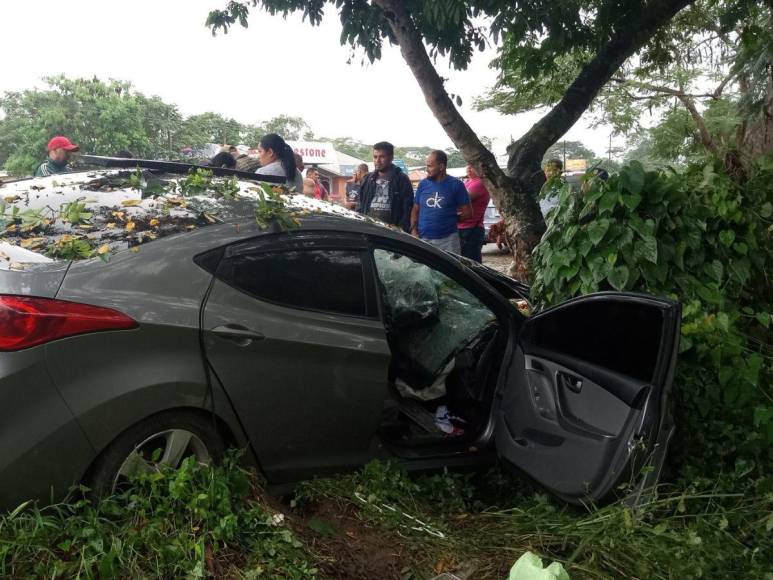 Norma y Antony, pareja que murió tras chocar contra árbol en Morazán, Yoro