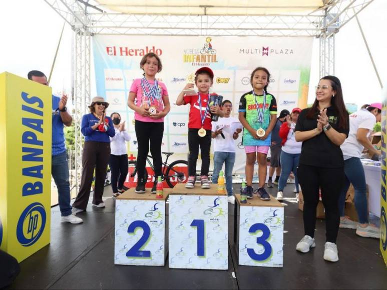 Los rostros de los pequeños campeones de la Vuelta Infantil 2022