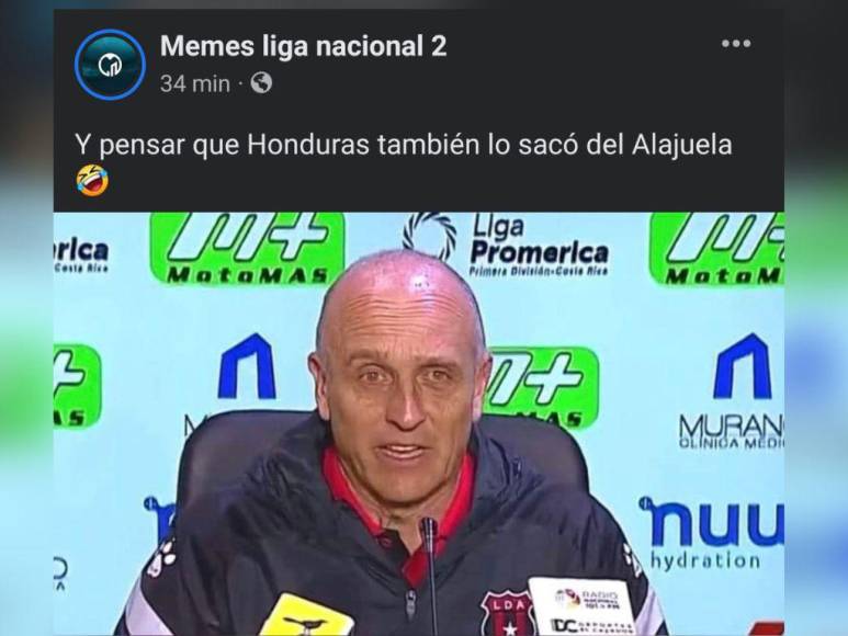 Memes destrozan al Alajuelense, a Coito y hasta al Motagua tras triunfo de Olimpia