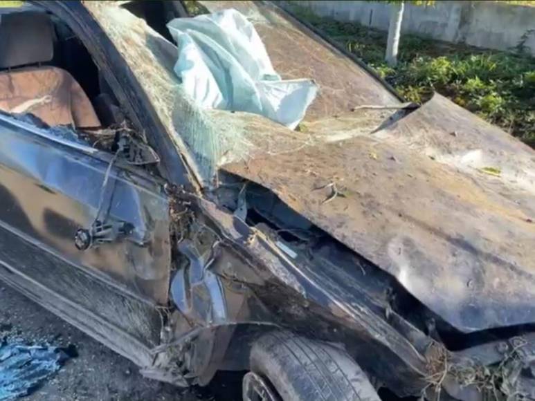 Imágenes del accidente donde falleció Cristhian Machado; era muy querido por la comunidad de Peña Blanca