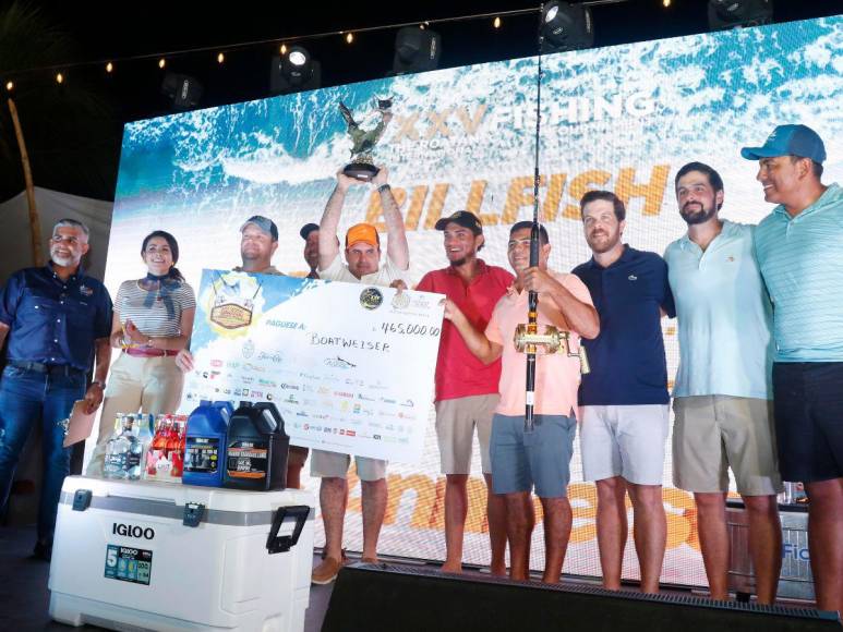 Torneo Internacional de Pesca cautivó a Roatán con reñida competencia