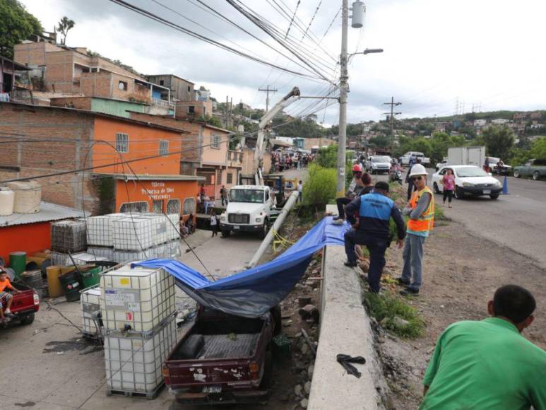 Consternación en colonia Las Pavas por hombre que murió electrocutado