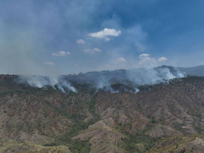 En imágenes: así luce la capital luego del pavoroso incendio forestal que estremeció el cerro El Trigo