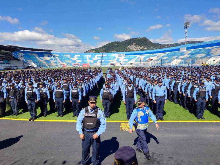 ¡Blindaje! Seguridad total para la final Olimpia vs Motagua en el Nacional