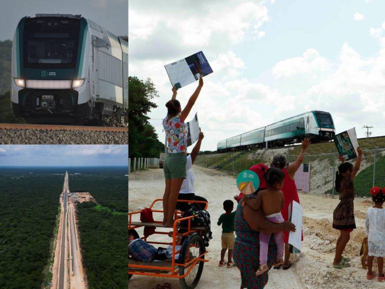 Así fue el primer recorrido del polémico Tren Maya en México