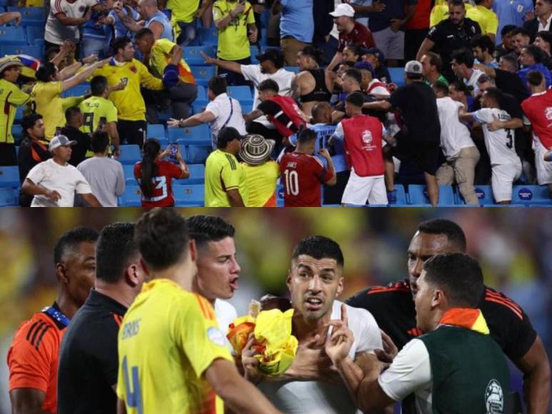 Colombia-Uruguay: Puñetazos, llanto y pelea tras la semifinal de Copa América 2024