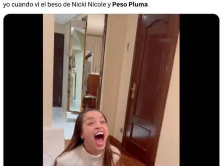 Los memes que ha generado el romance entre Nicki Nicole y Peso Pluma