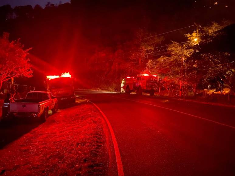 Arde La Tigra: impactantes imágenes del incendio forestal de gran magnitud