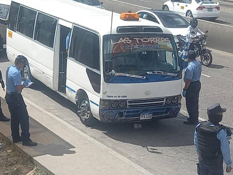 “Terror creciente”, otro ataque contra rubro transporte en Tegucigalpa